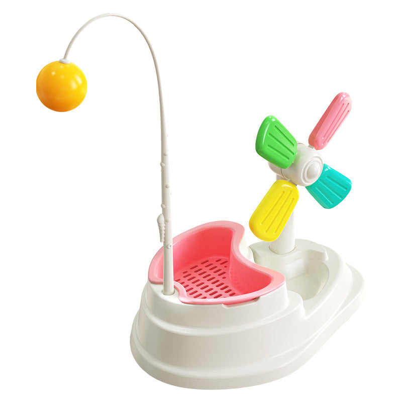 Desktop Windmill Grass Box Cat Toy