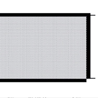 Hexagonal honeycomb pattern with a black border