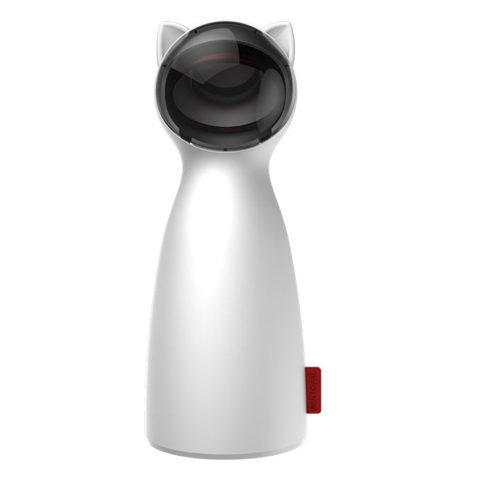 White device with cat ears on a white background