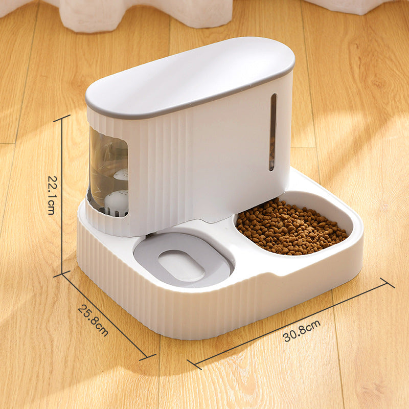 Integrated Automatic Cat Water and Food Feeder