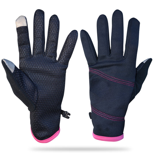Heat Factory women's fleece gloves with hand warmer pockets