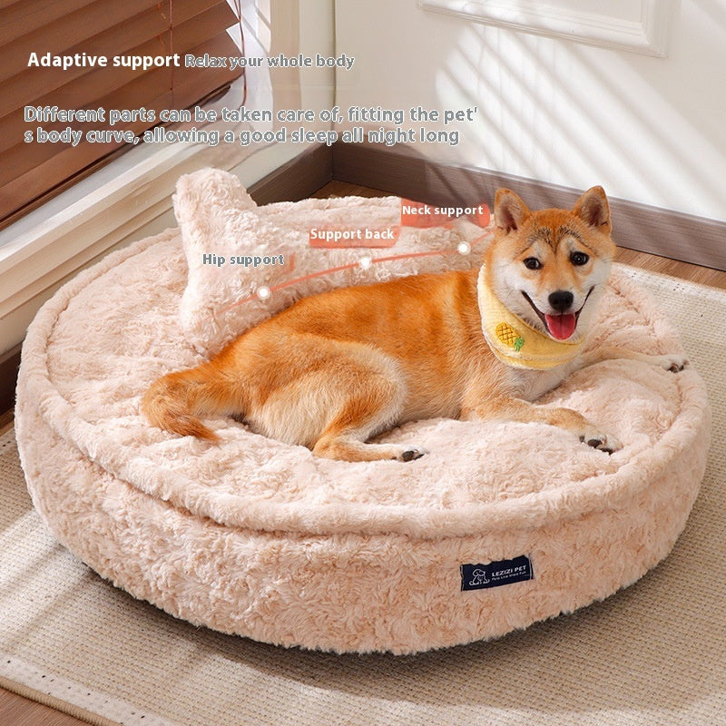 Washable Plush Pet Bed