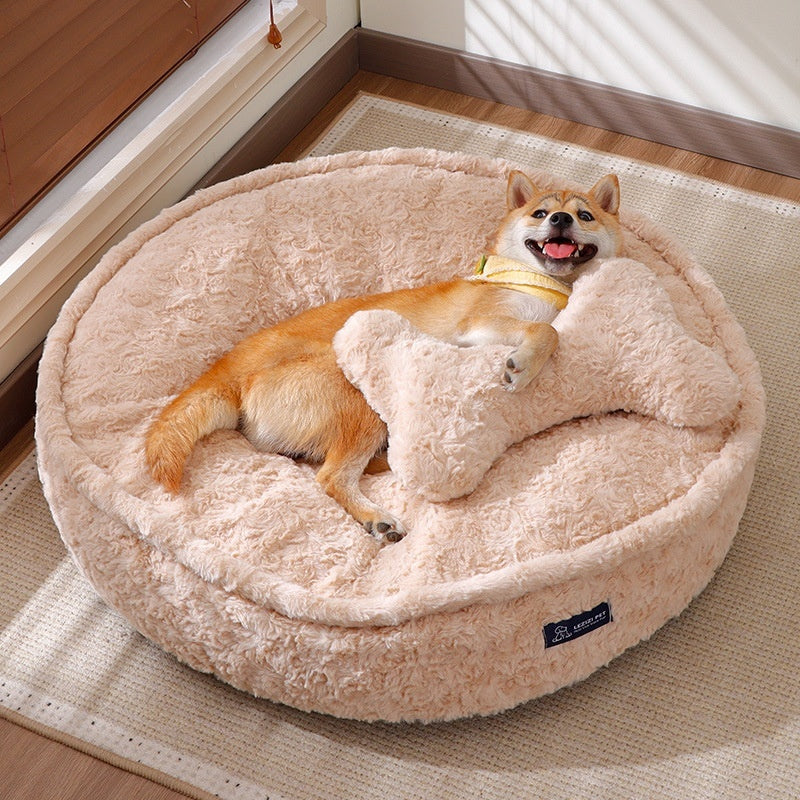 Washable Plush Pet Bed