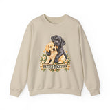Better Together Puppy Crewneck Sweatshirt – Dog Lover Gift
