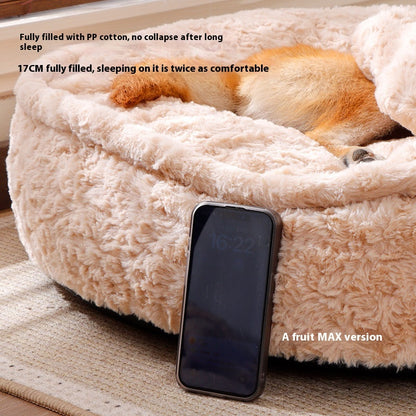 Washable Plush Pet Bed