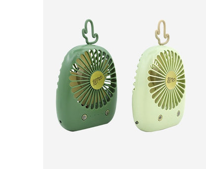 Two green and beige fans with 'Kipko' branding on a white background