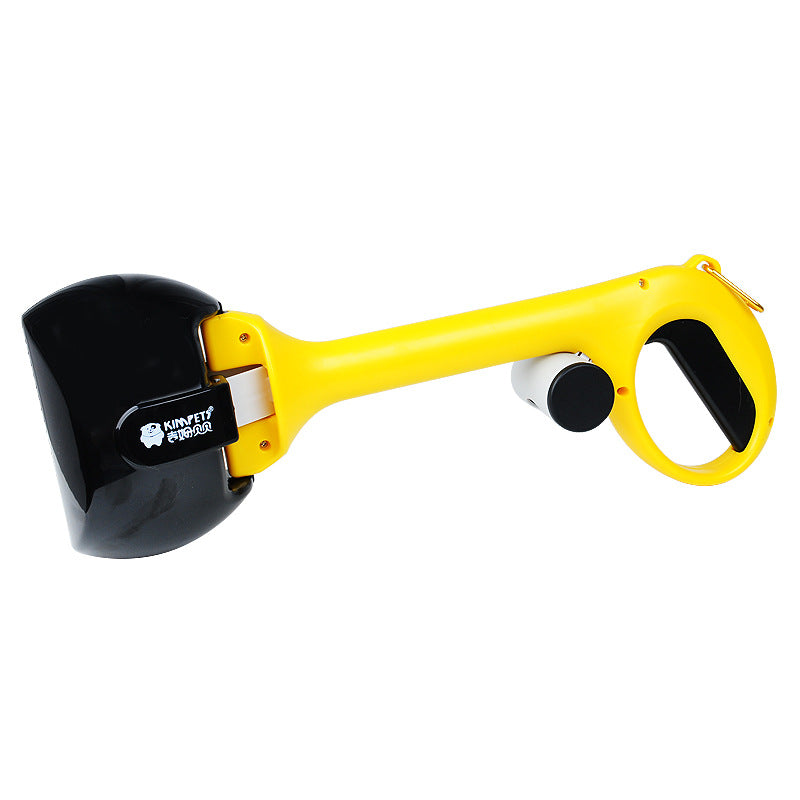 Yellow and black tool with a brand logo on a white background