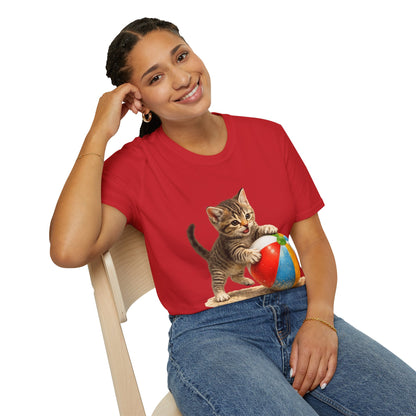 Playful Kitten Beach Day Shirt