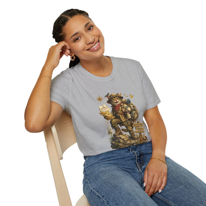 Adventure Cat Hiking Shirt | Funny Backpacking Cat T-Shirt |