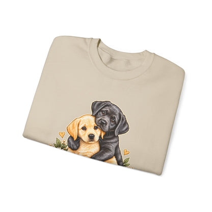 Better Together Puppy Crewneck Sweatshirt – Dog Lover Gift