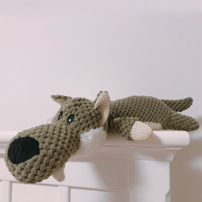 Plush Squeaky Puppy Chew Toy