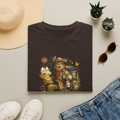 Adventure Cat Hiking Shirt | Funny Backpacking Cat T-Shirt |