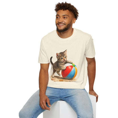 Playful Kitten Beach Day Shirt
