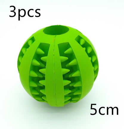 Green textured ball with spikes on a white background, labeled '3pcs' and '5cm'.