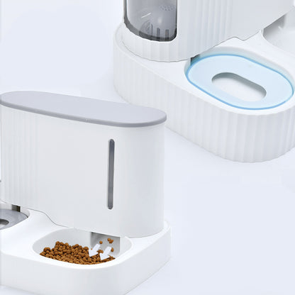 Integrated Automatic Cat Water and Food Feeder