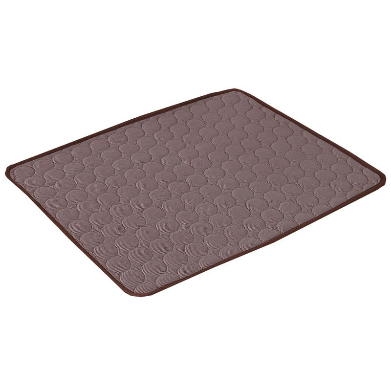 Brown textured mat on a white background