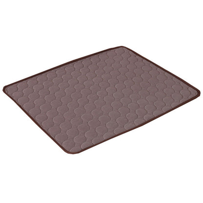 Brown textured mat on a white background