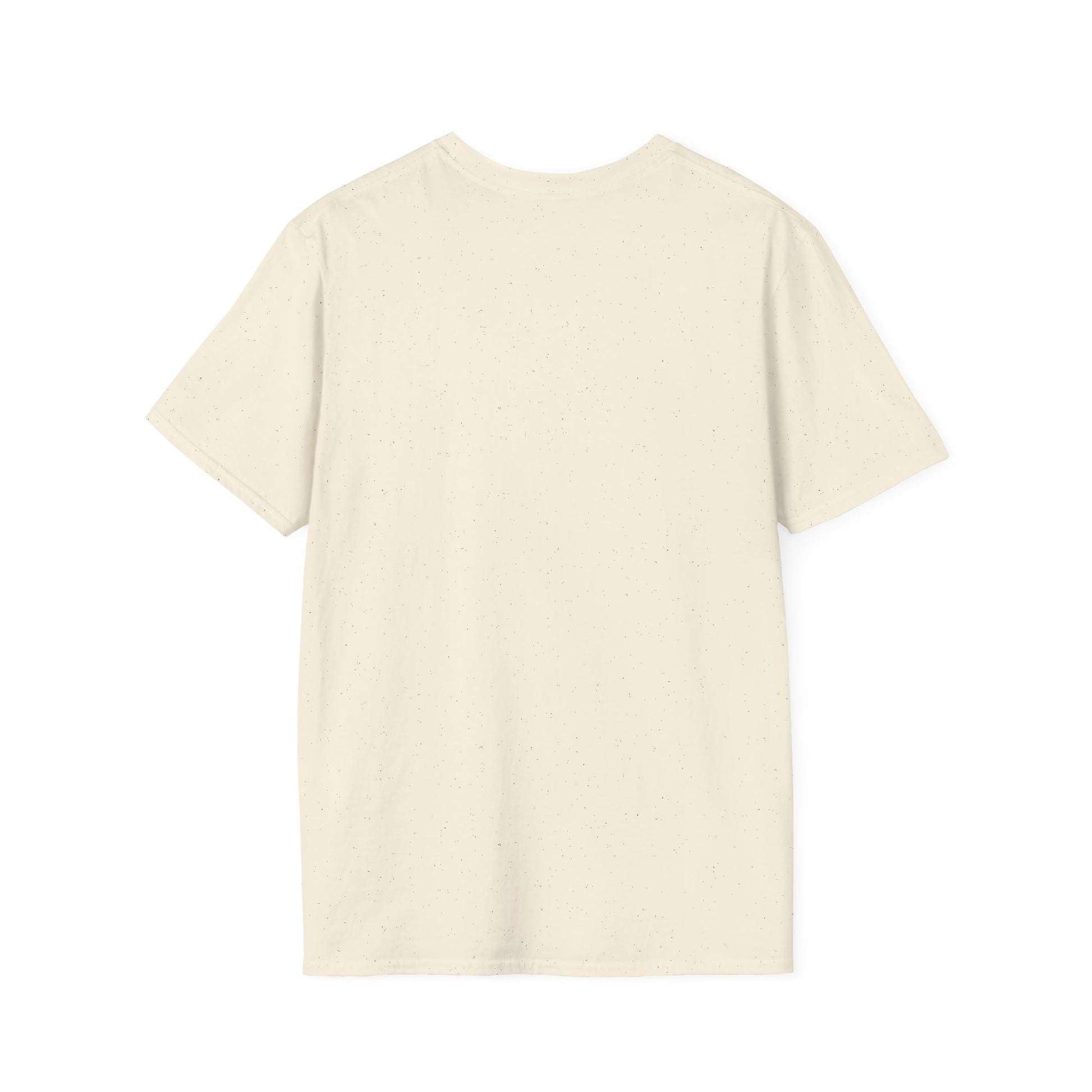 back view of natural t-shirt