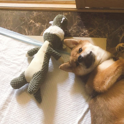 Plush Squeaky Puppy Chew Toy