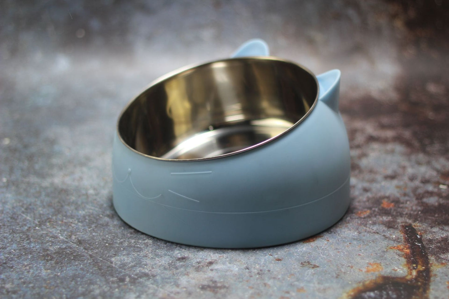 Tilted Cervical Relief Cat Food Bowl