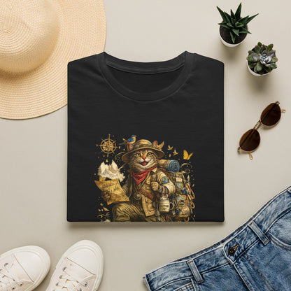 Adventure Cat Hiking Shirt | Funny Backpacking Cat T-Shirt |