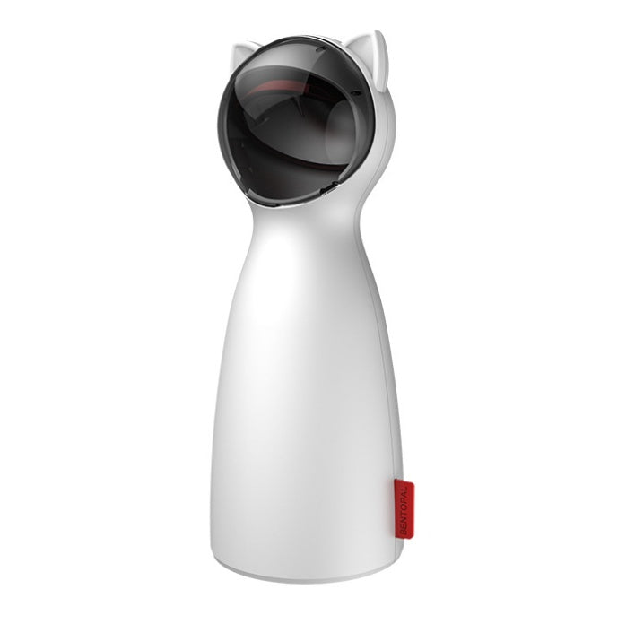 White cat-shaped camera on a white background