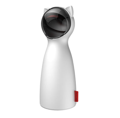White cat-shaped camera on a white background