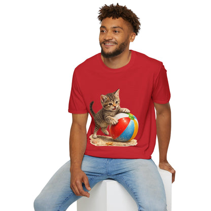 Playful Kitten Beach Day Shirt