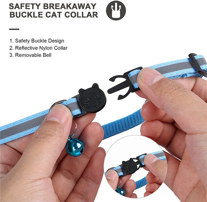 safety breakaway buckle cat air tag collar
