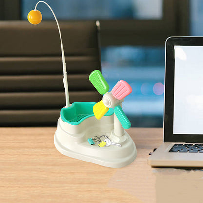 Desktop Windmill Grass Box Cat Toy