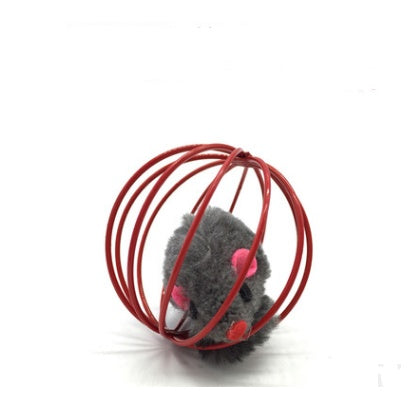 Handmade Wooden Cat Wand Toy