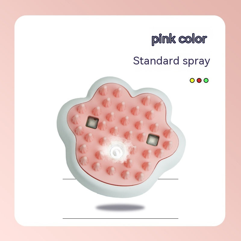 Pink color standard spray device on a pink background