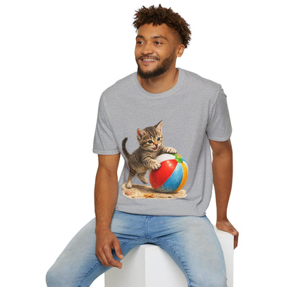 Playful Kitten Beach Day Shirt