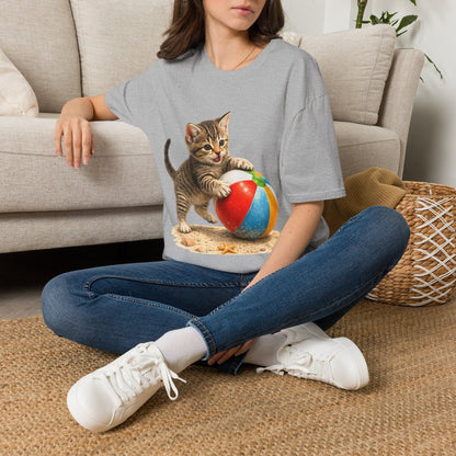 Playful Kitten Beach Day Shirt