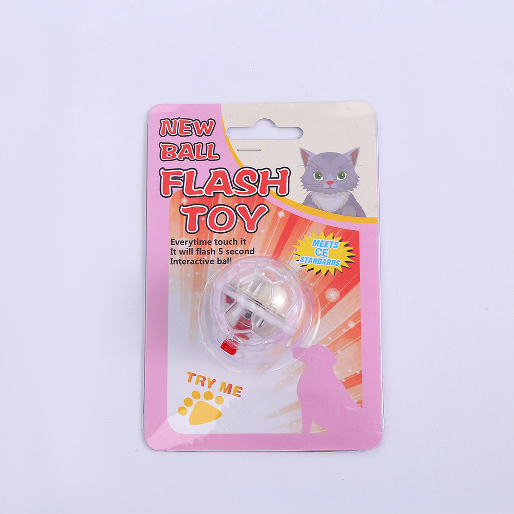 Glowing Transparent Ball Pet Toy
