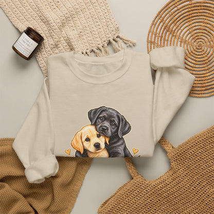 Better Together Puppy Crewneck Sweatshirt – Dog Lover Gift