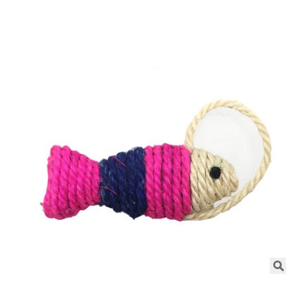 Handmade Wooden Cat Wand Toy