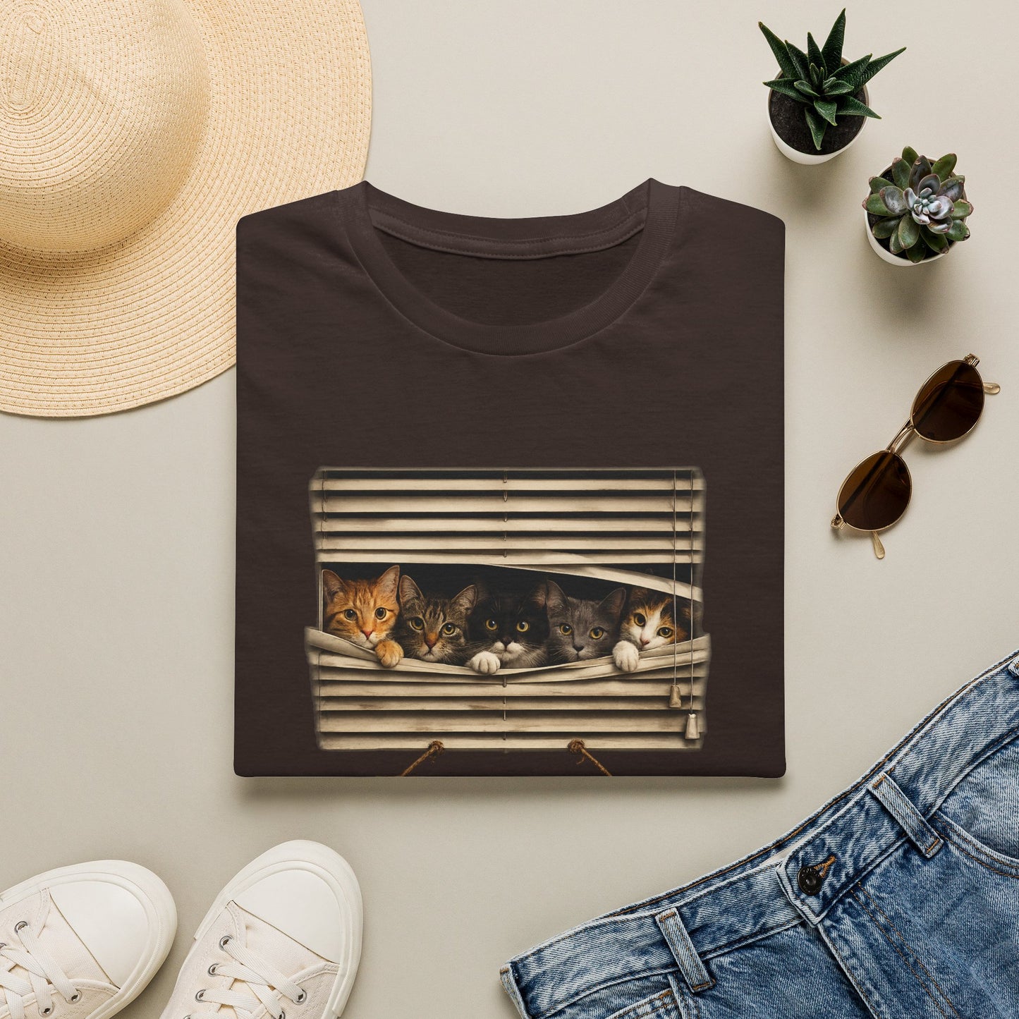 Funny Neighborhood Watch Cats T-Shirt | Cat Lover Graphic Tee