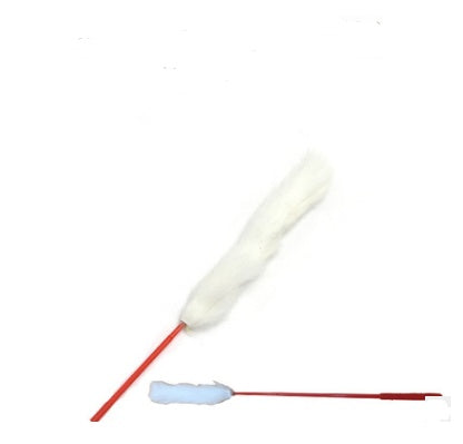Handmade Wooden Cat Wand Toy