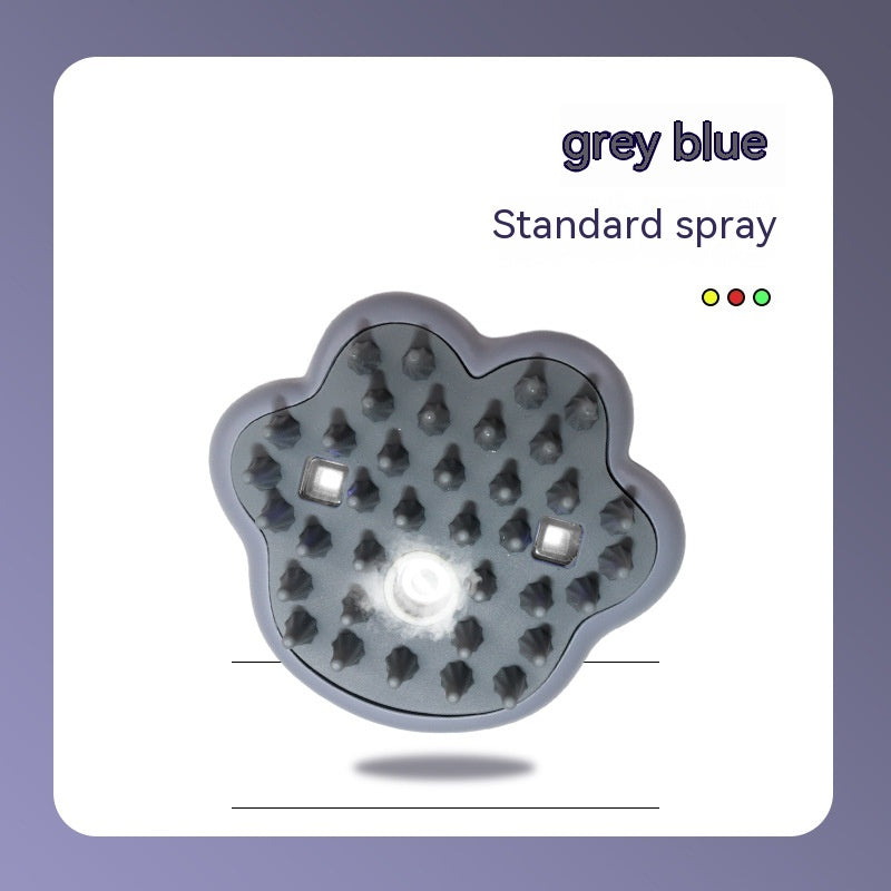 Gray blue standard spray nozzle on a white background