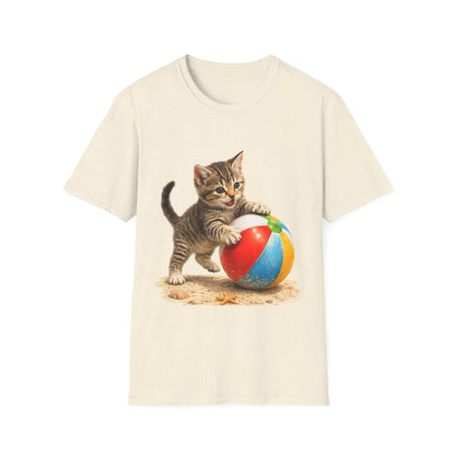 Playful Kitten Beach Day Shirt