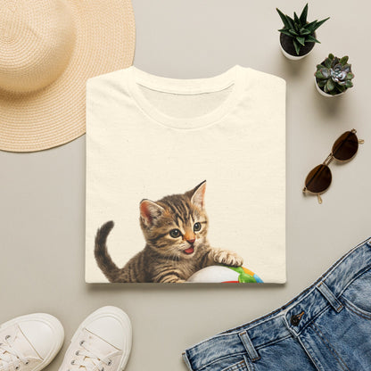 Playful Kitten Beach Day Shirt