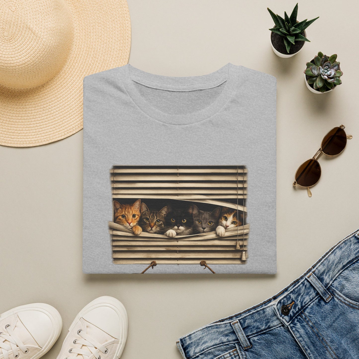 Funny Neighborhood Watch Cats T-Shirt | Cat Lover Graphic Tee