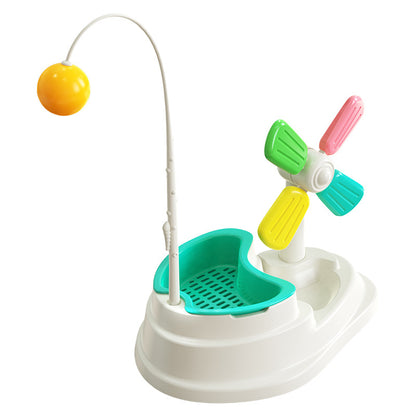 Desktop Windmill Grass Box Cat Toy