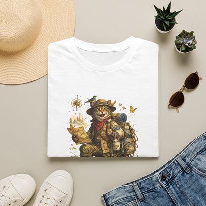 Adventure Cat Hiking Shirt | Funny Backpacking Cat T-Shirt |