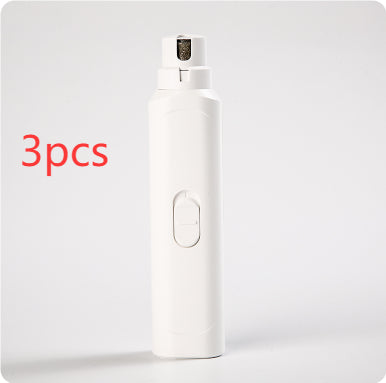 White spray bottle with '3pcs' text on a light gray background
