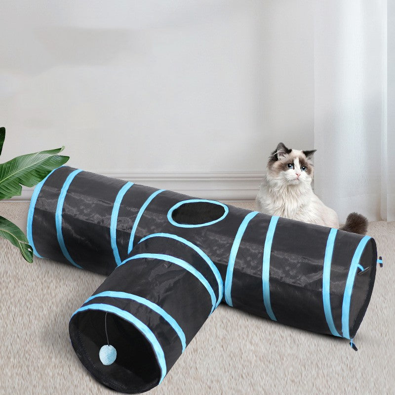 Foldable Cat Tunnel Toy