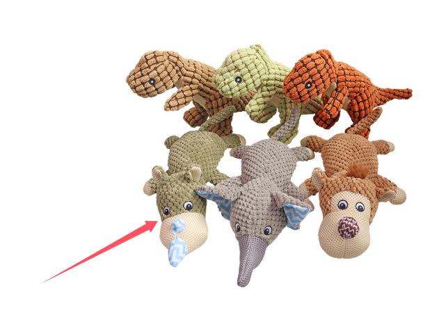 Collection of colorful crochet animal toys on a white background