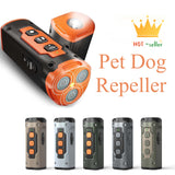 Pet dog repeller with different color options on a white background