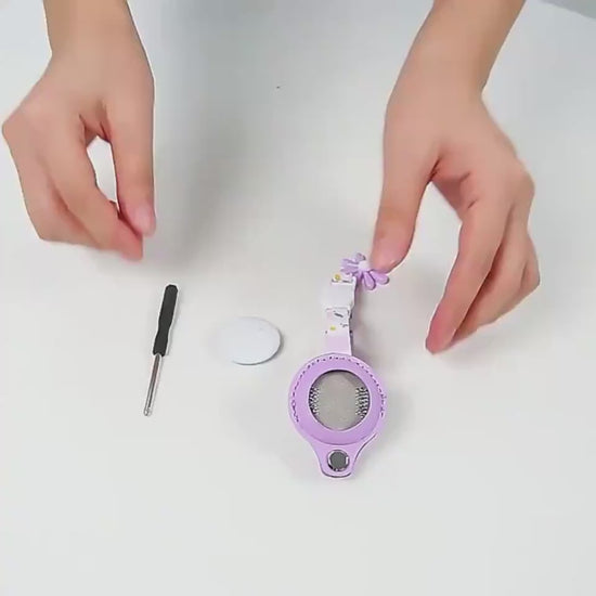video  of air tag collar
